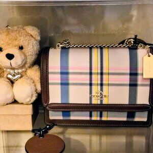 Klare Crossbody Bag With Plaid Print